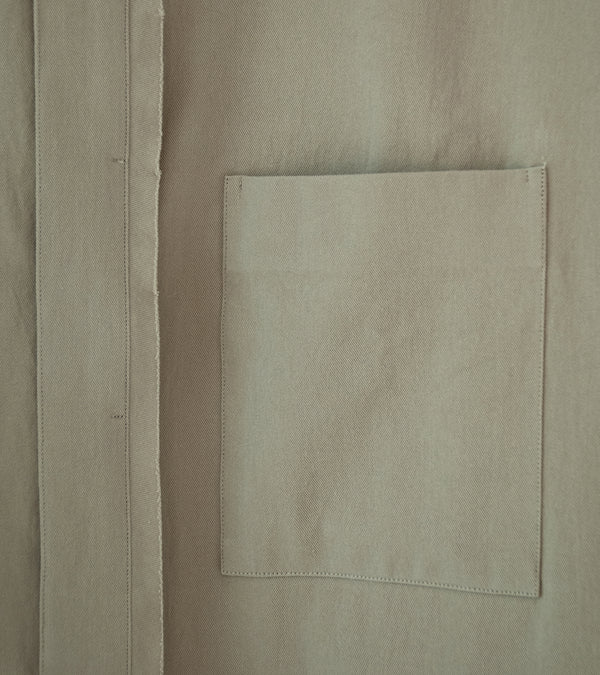 Seya 'Frilled Shirt' (Wheat Dry Organic Cotton)