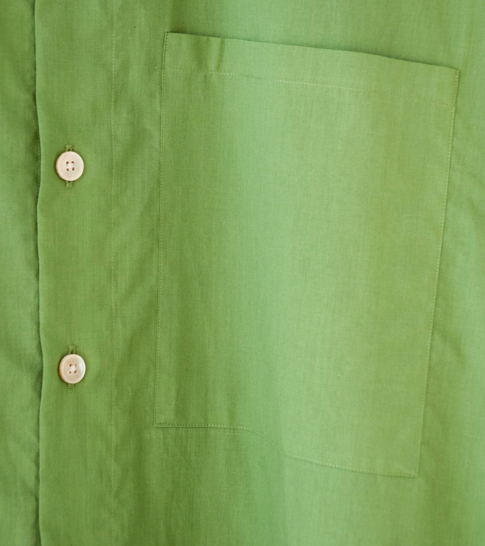 Auralee 'Super Fine Cotton Lawn Shirt' (Dusty Green)