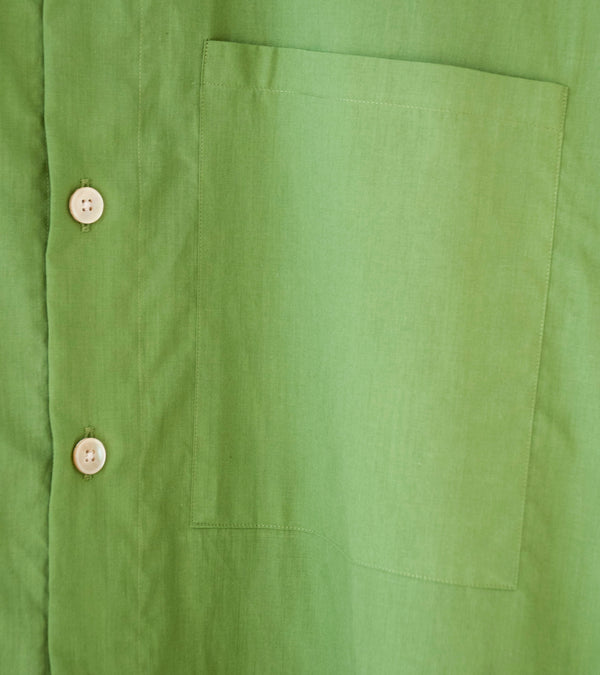 Auralee 'Super Fine Cotton Lawn Shirt' (Dusty Green)