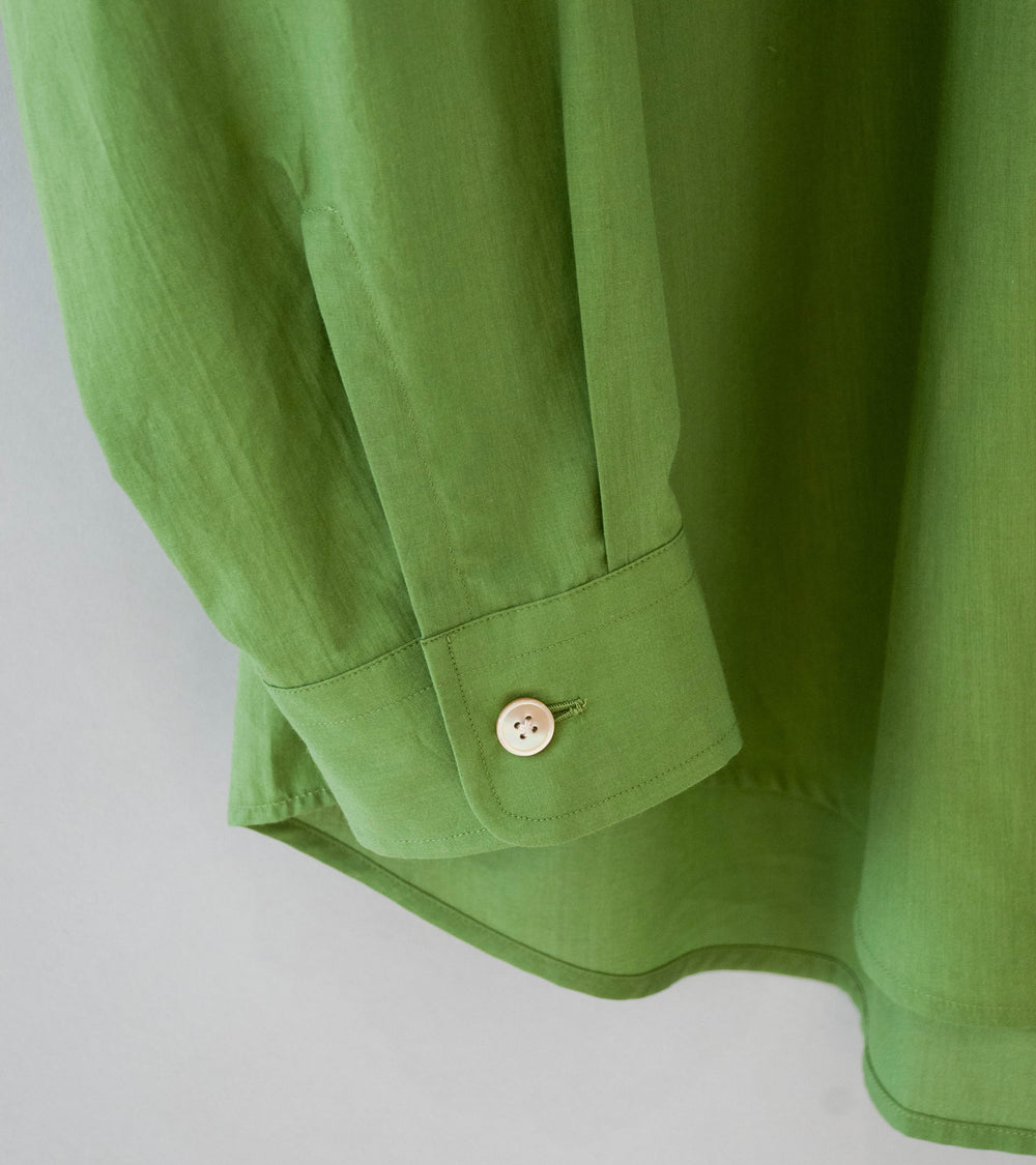 Auralee 'Super Fine Cotton Lawn Shirt' (Dusty Green)