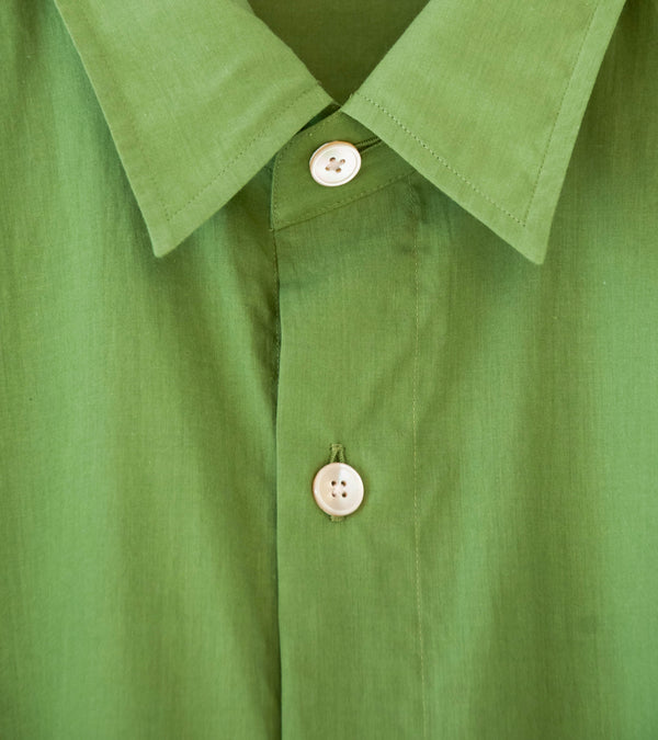 Auralee 'Super Fine Cotton Lawn Shirt' (Dusty Green)
