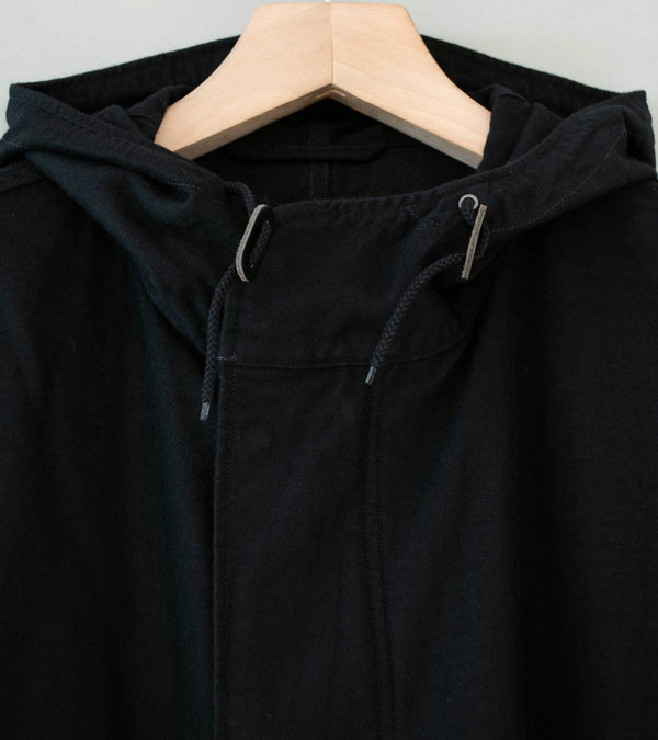 Bauth 'Cotton Wool Military Coat' (Black)