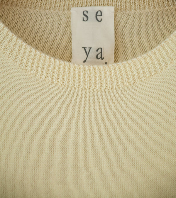 Seya 'Airy Silk Jumper' (Fromage Fluffy Silk)