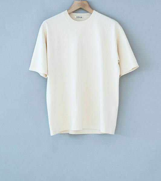 Auralee 'High Gauge Tussah Silk Knit Tee' (Ivory) – C'H'C'M'