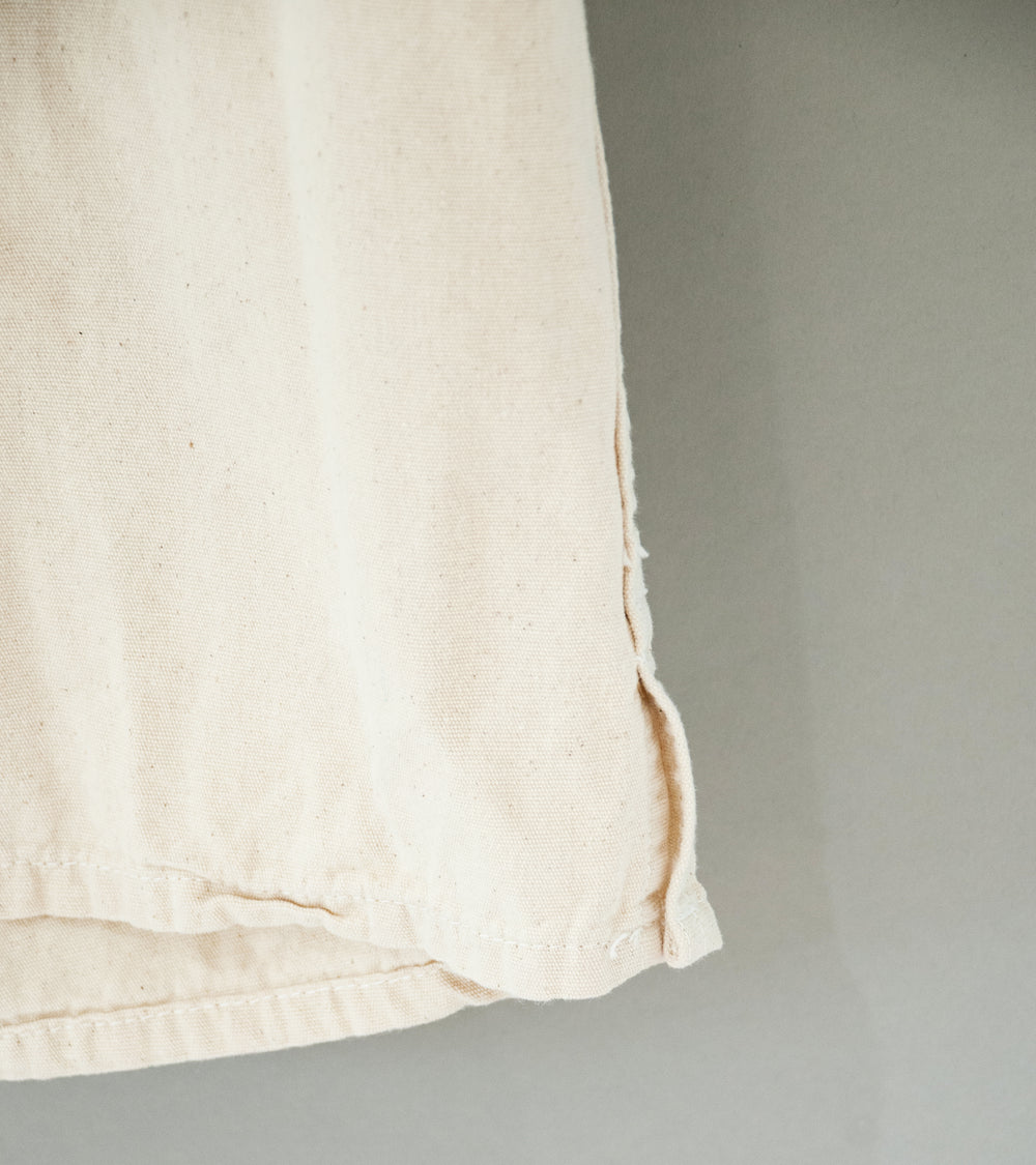 Tender 'Short Sleeve Square Tail Yoke Pocket Shirt' (Rinse Cotton Casement)