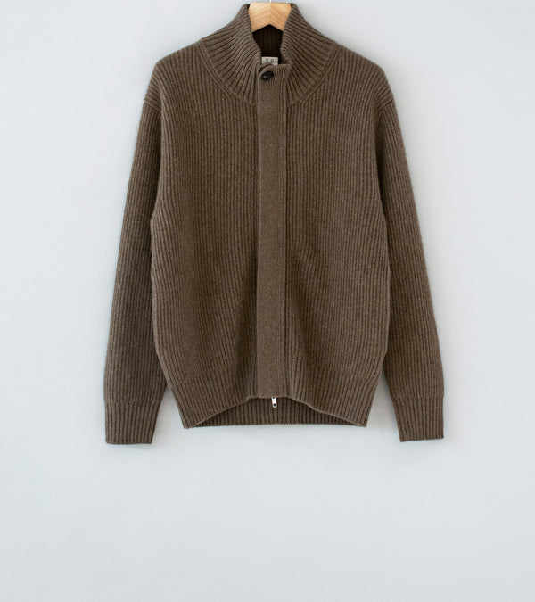Seya 'Cloud Knit Blouson' (Undyed 7GG Double Yak)