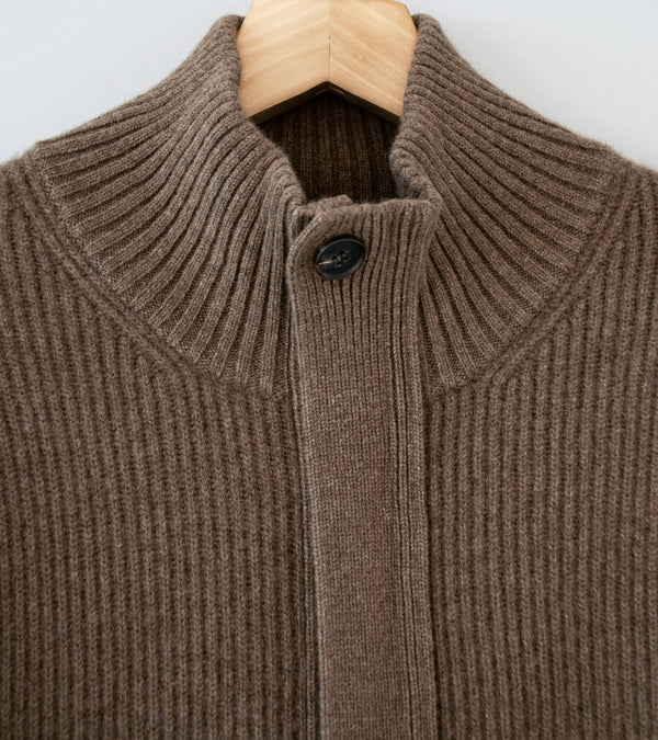 Seya 'Cloud Knit Blouson' (Undyed 7GG Double Yak)