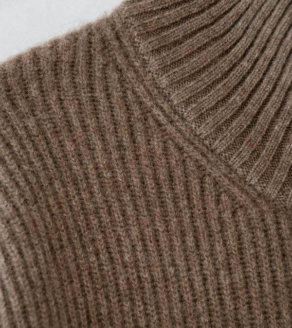 Seya 'Cloud Knit Blouson' (Undyed 7GG Double Yak)