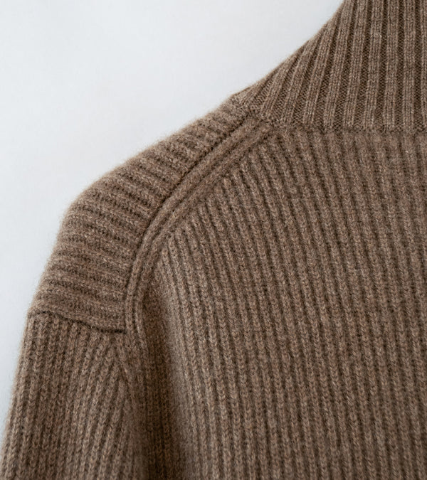 Seya 'Cloud Knit Blouson' (Undyed 7GG Double Yak)