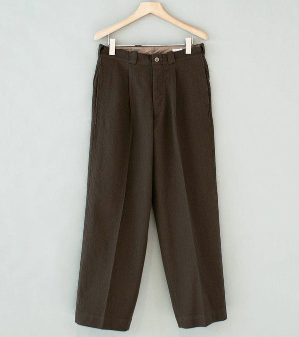 Bauth 'Wool Cotton Military Pants' (Brown)