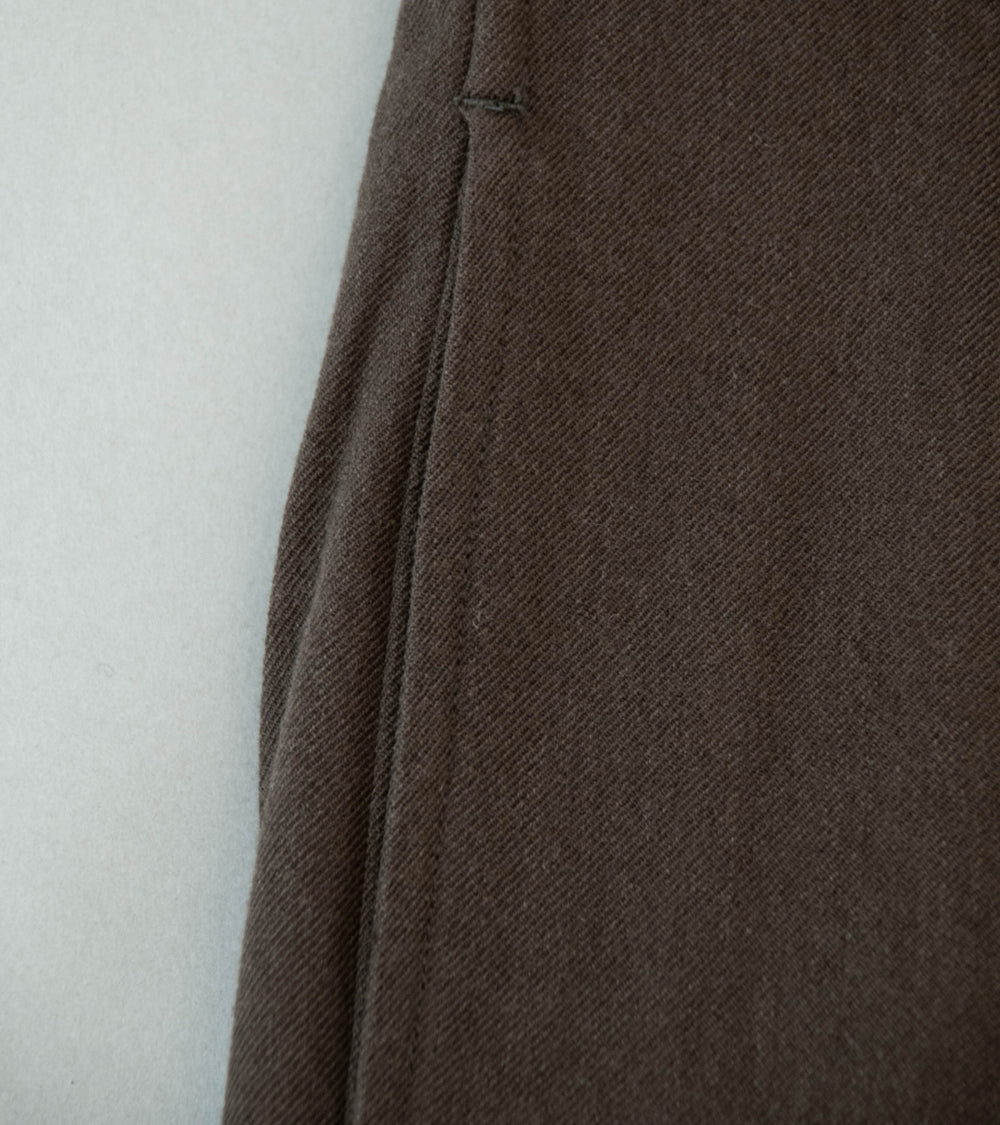 Bauth 'Wool Cotton Military Pants' (Brown)