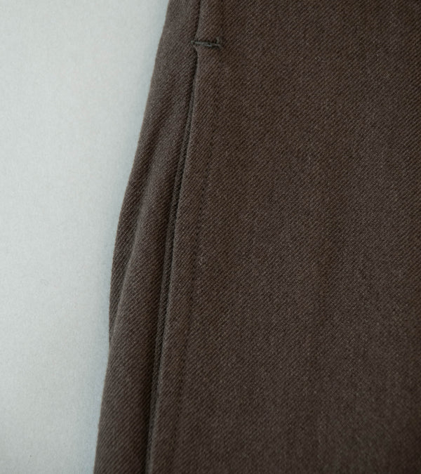 Bauth 'Wool Cotton Military Pants' (Brown)