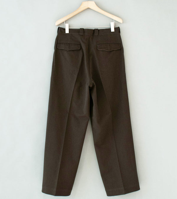 Bauth 'Wool Cotton Military Pants' (Brown)
