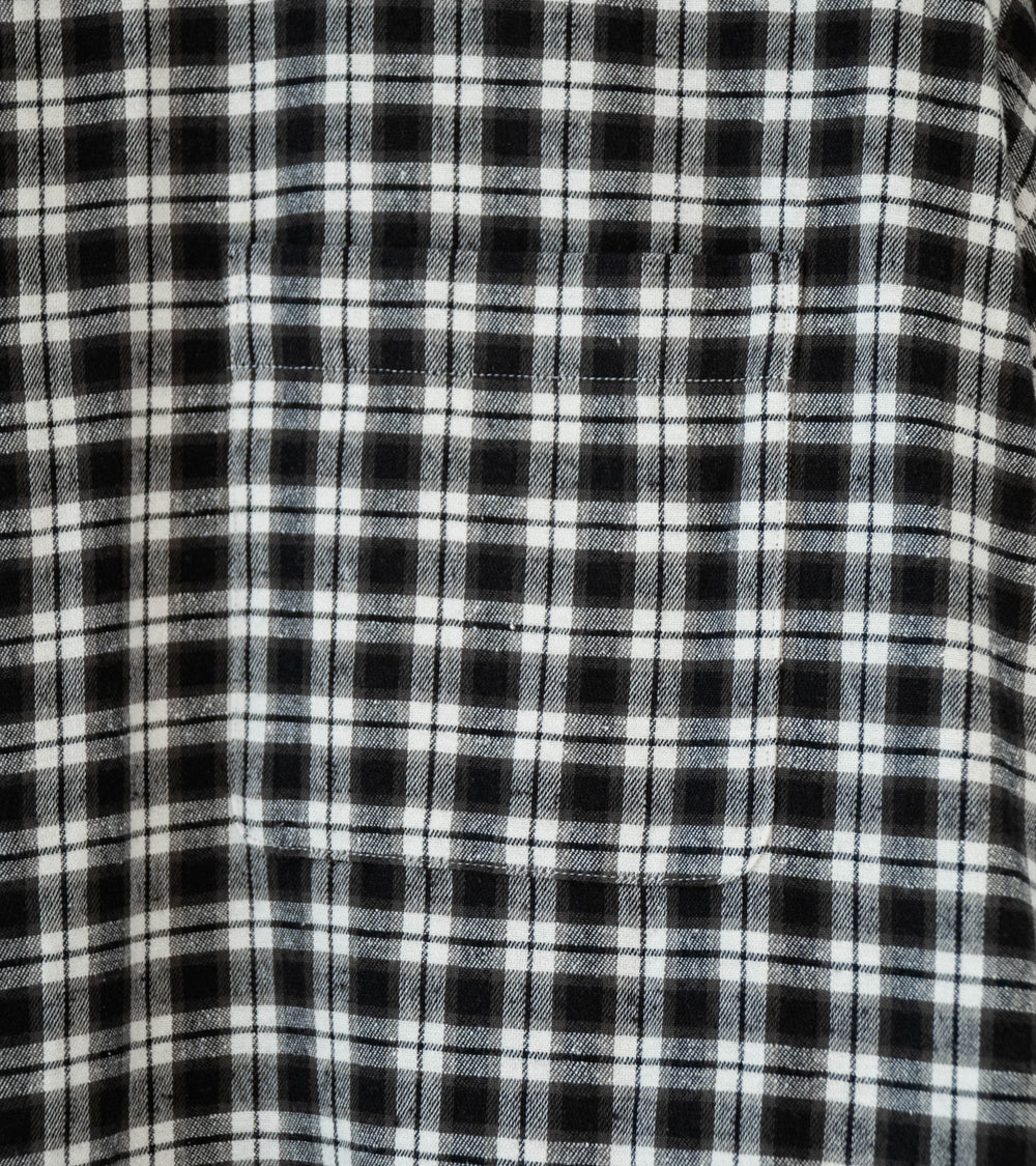 Bauth 'Cotton Silk Check Shirt' (Charcoal Check)
