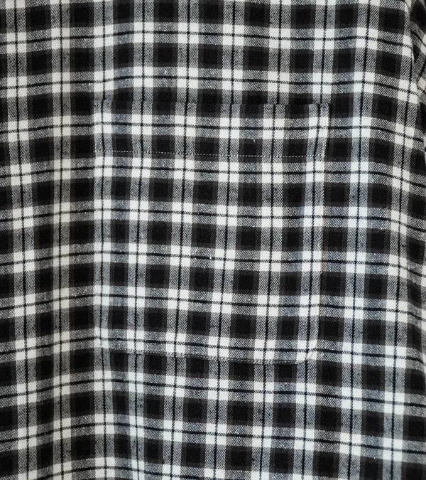 Bauth 'Cotton Silk Check Shirt' (Charcoal Check)