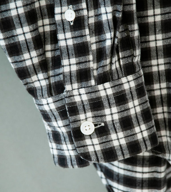 Bauth 'Cotton Silk Check Shirt' (Charcoal Check)