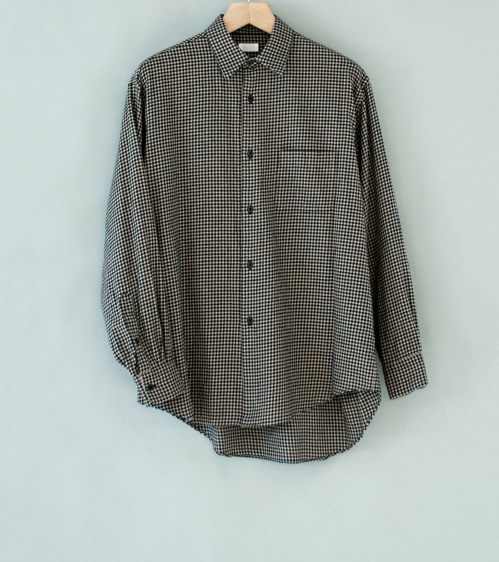Bauth 'Cotton Wool Check Shirt' (Beige Check)
