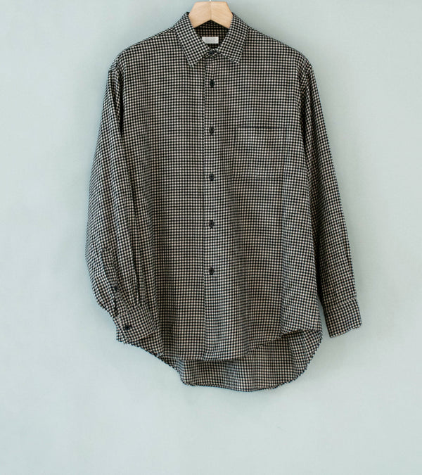 Bauth 'Cotton Wool Check Shirt' (Beige Check)