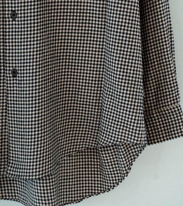 Bauth 'Cotton Wool Check Shirt' (Beige Check)