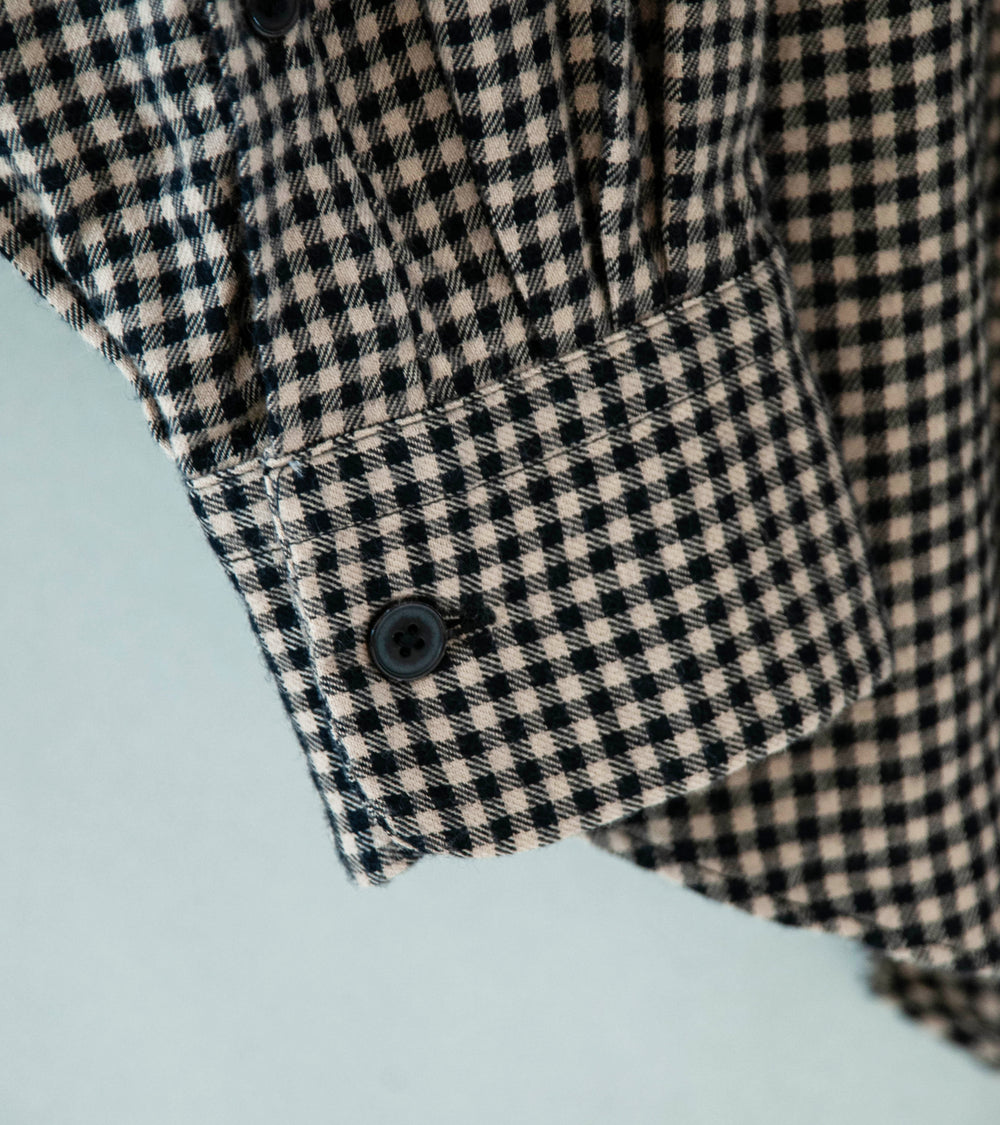 Bauth 'Cotton Wool Check Shirt' (Beige Check)