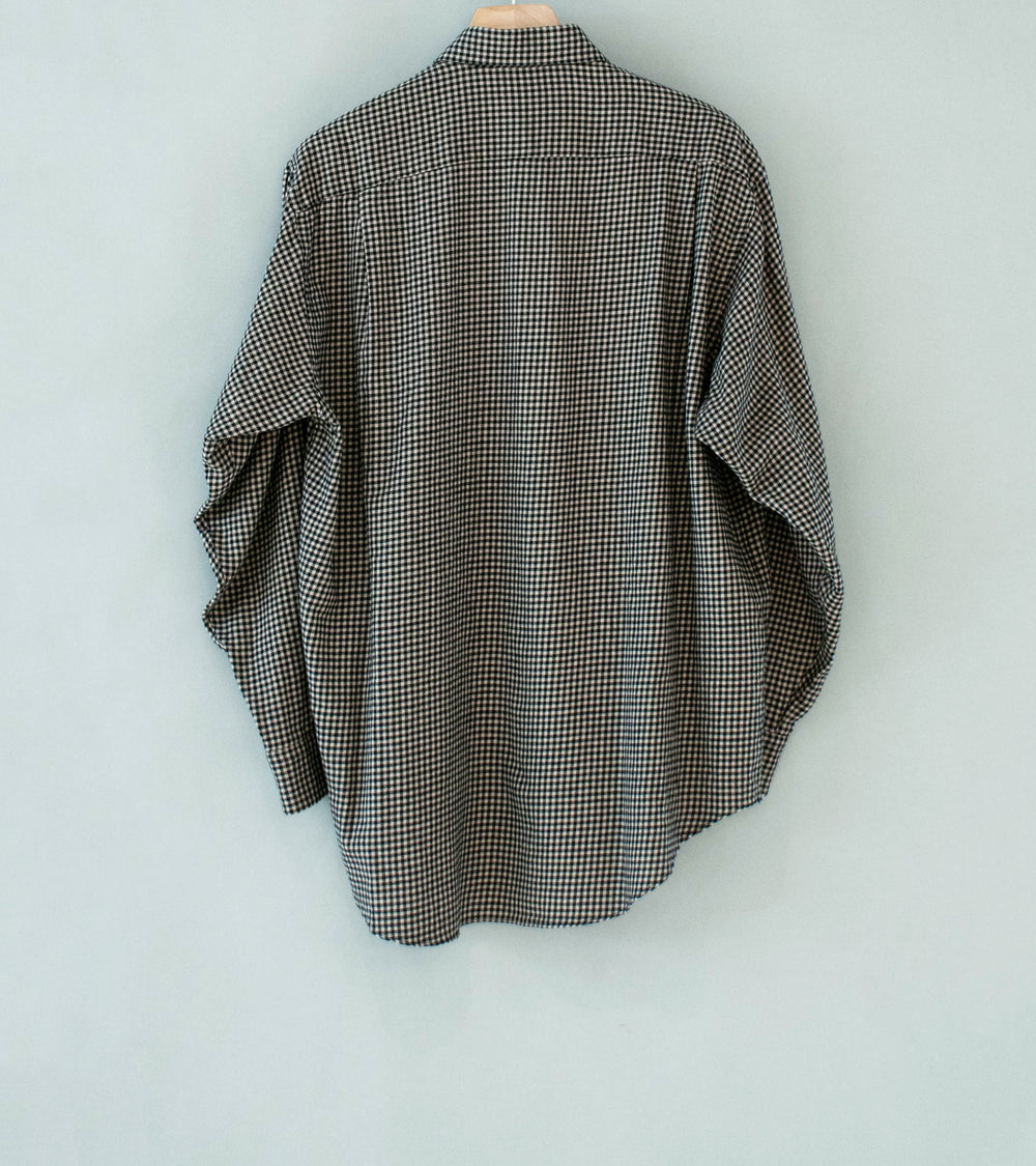 Bauth 'Cotton Wool Check Shirt' (Beige Check)