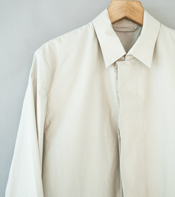 Rier 'Popeline Waxed Jacket' (Chalk Waxed)