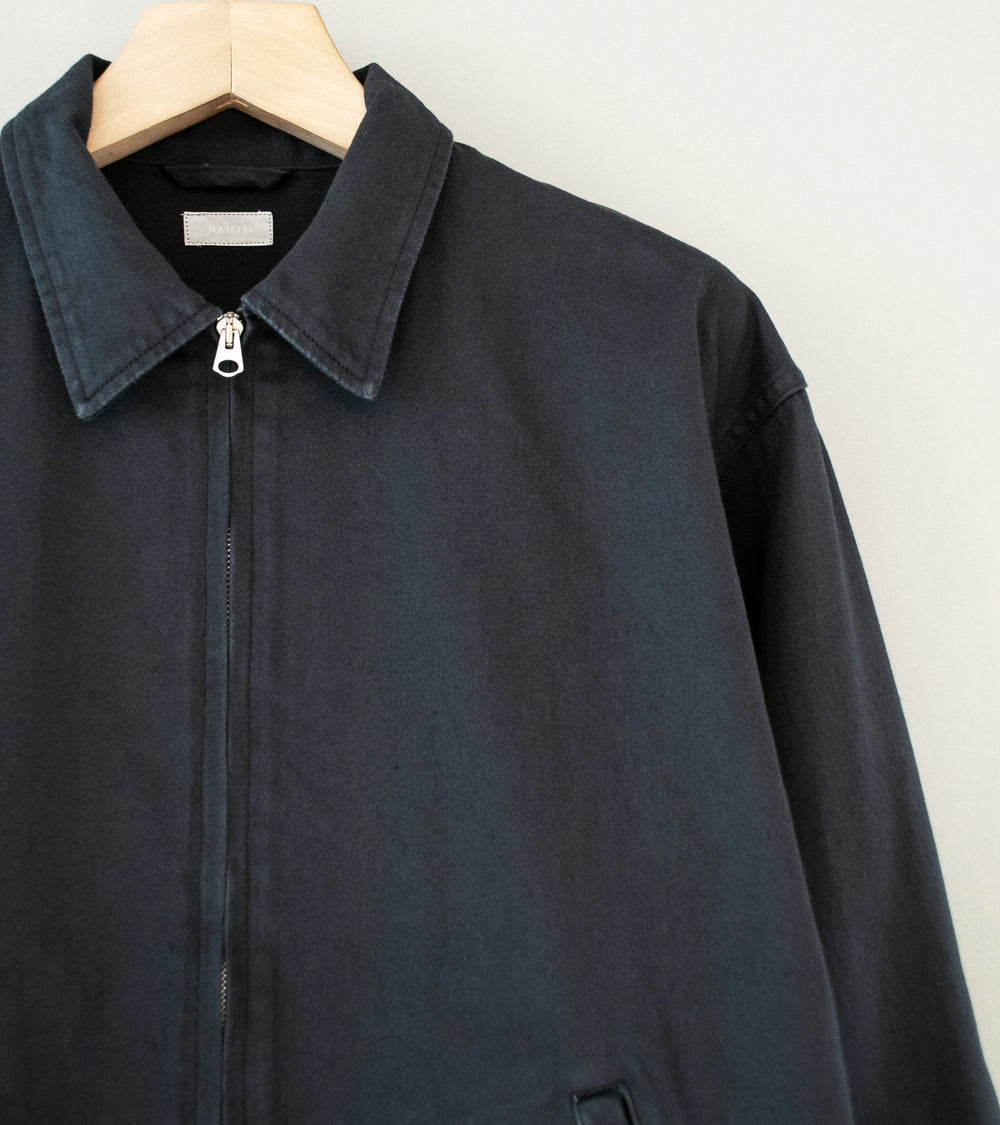 Bauth 'Satin Zip Blouson' (Charcoal)