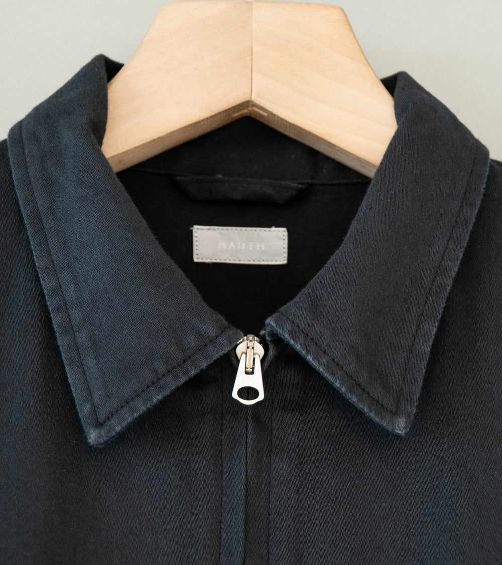 Bauth 'Satin Zip Blouson' (Charcoal)