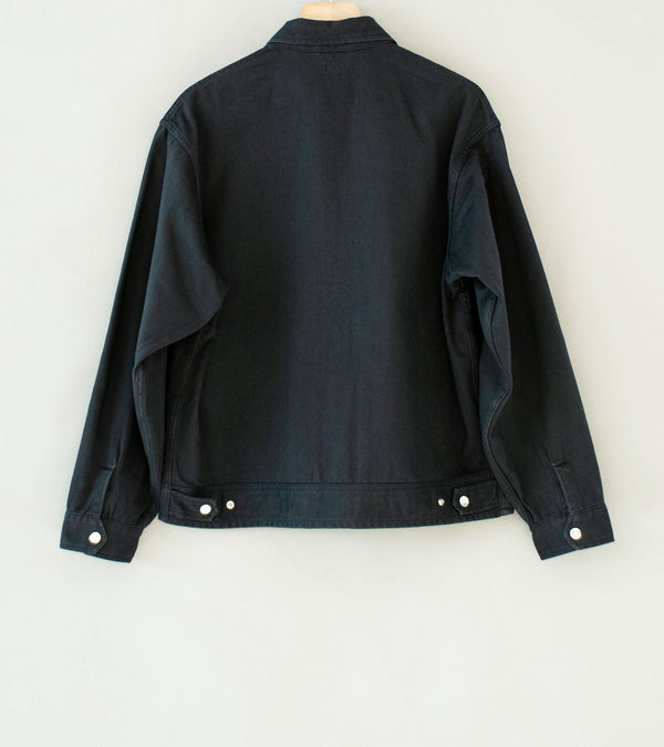 Bauth 'Satin Zip Blouson' (Charcoal)