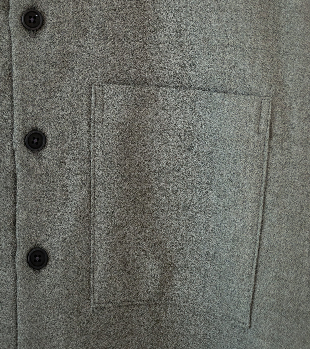 Evan Kinori 'Big Shirt Two' (Heather Grey Wool Gauze)