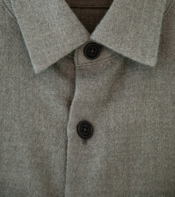 Evan Kinori 'Big Shirt Two' (Heather Grey Wool Gauze)