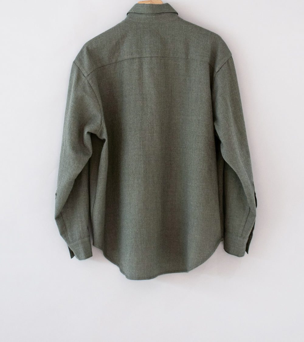 Evan Kinori 'Big Shirt Two' (Heather Grey Wool Gauze)