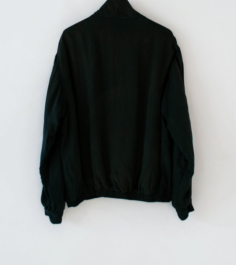 Stein 'Cupro Fibril Vintage Zip Jacket' (Black)
