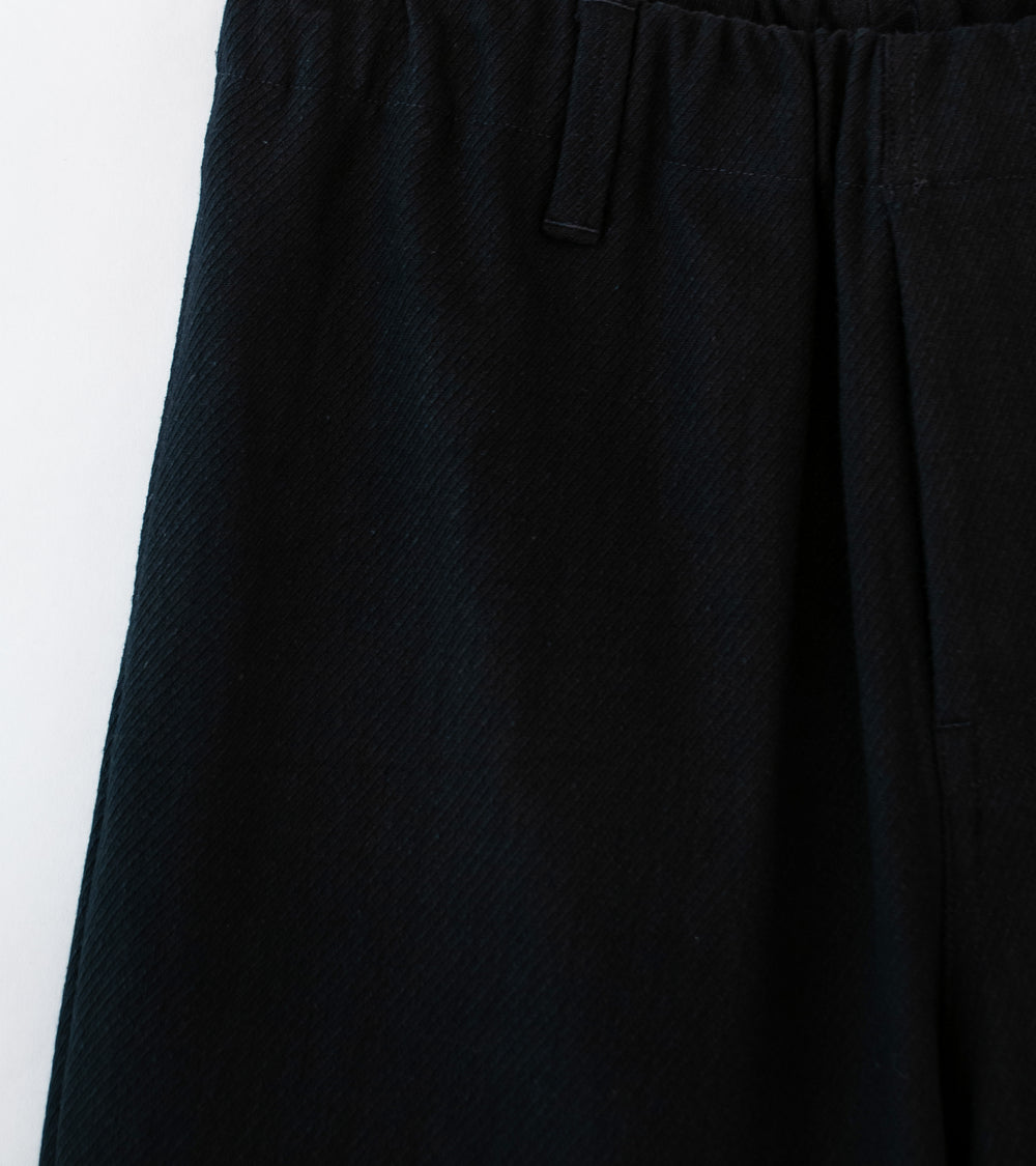 Evan Kinori 'Elastic Pant' (Black Cotton Kersey)