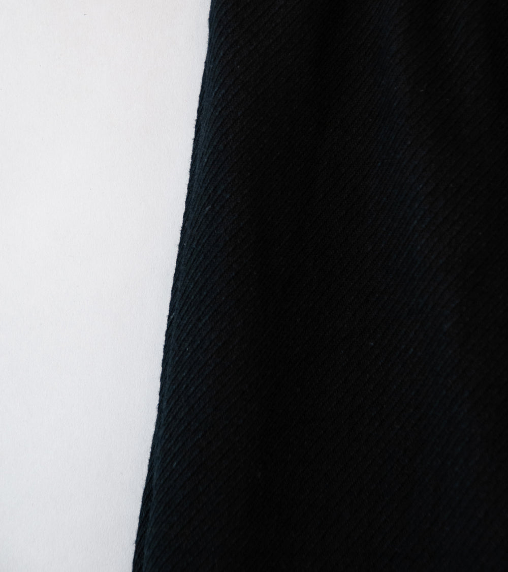 Evan Kinori 'Elastic Pant' (Black Cotton Kersey)