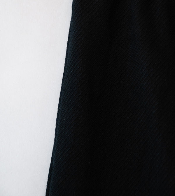 Evan Kinori 'Elastic Pant' (Black Cotton Kersey)