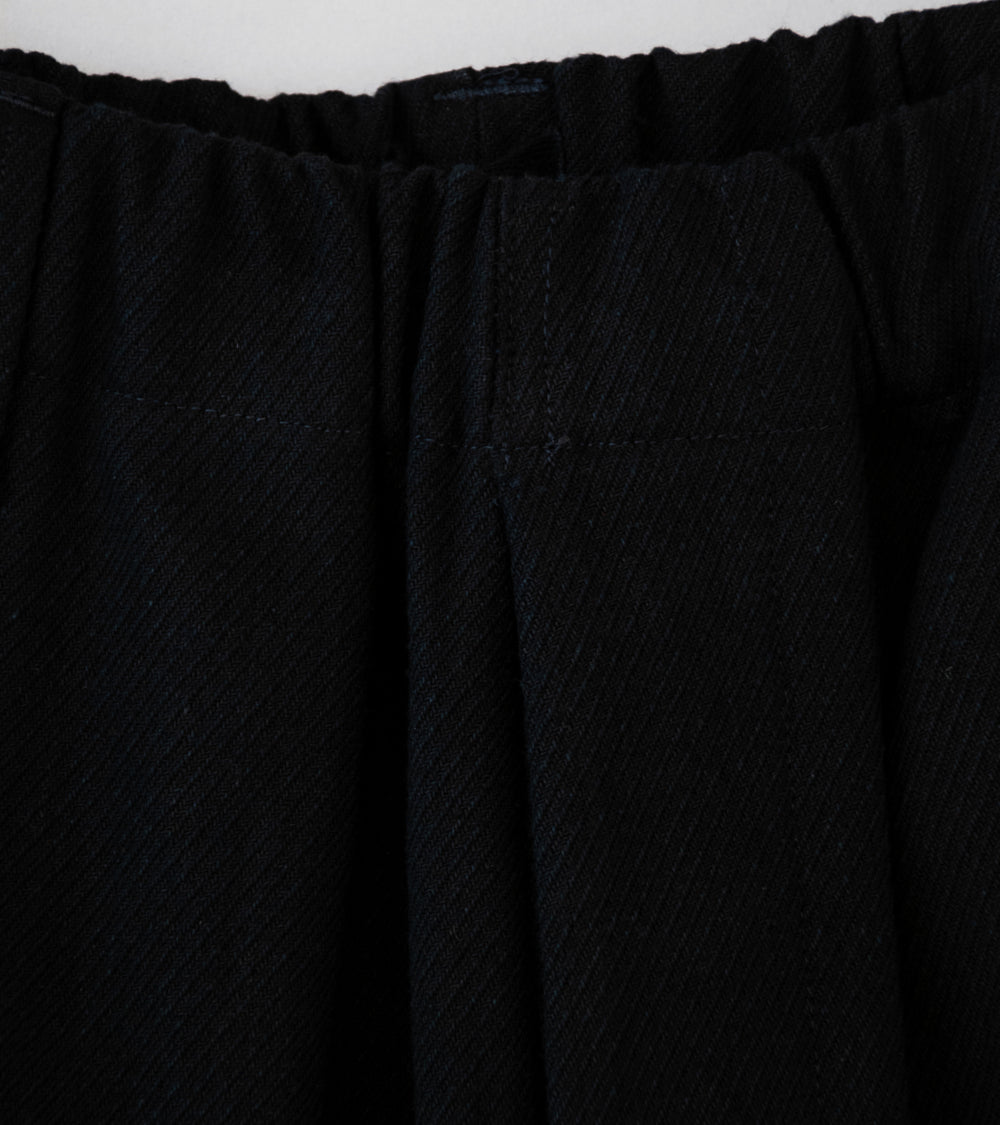 Evan Kinori 'Elastic Pant' (Black Cotton Kersey)
