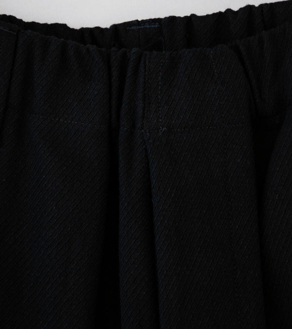 Evan Kinori 'Elastic Pant' (Black Cotton Kersey)