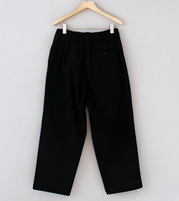 Evan Kinori 'Elastic Pant' (Black Cotton Kersey)