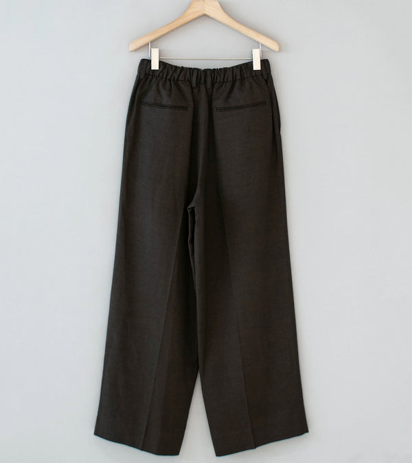 Stein 'Vis/Li/Ra Easy Long Wide Trousers' (Khaki Brown)