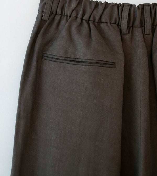 Stein 'Vis/Li/Ra Easy Long Wide Trousers' (Khaki Brown)