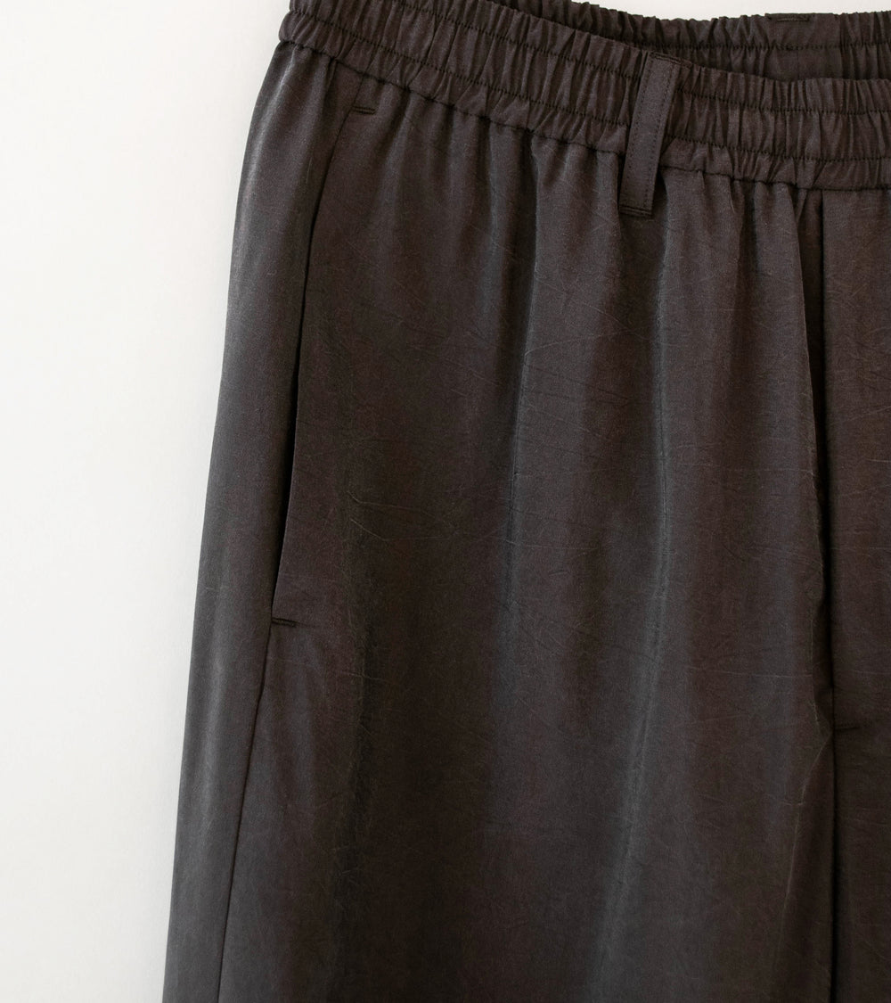 Stein 'Silk Nylon Track Trousers' (Charcoal Brown)