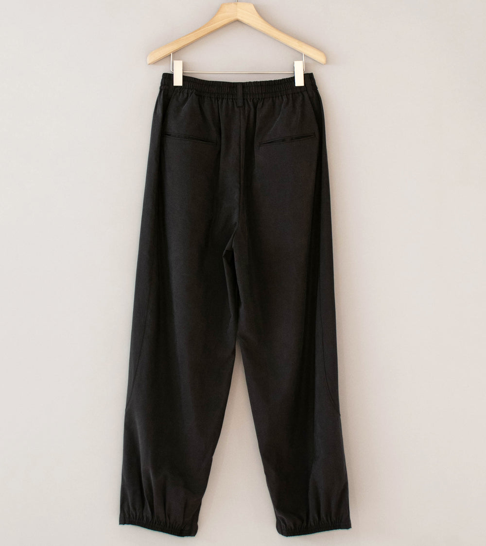 Stein 'Silk Nylon Track Trousers' (Charcoal Brown)
