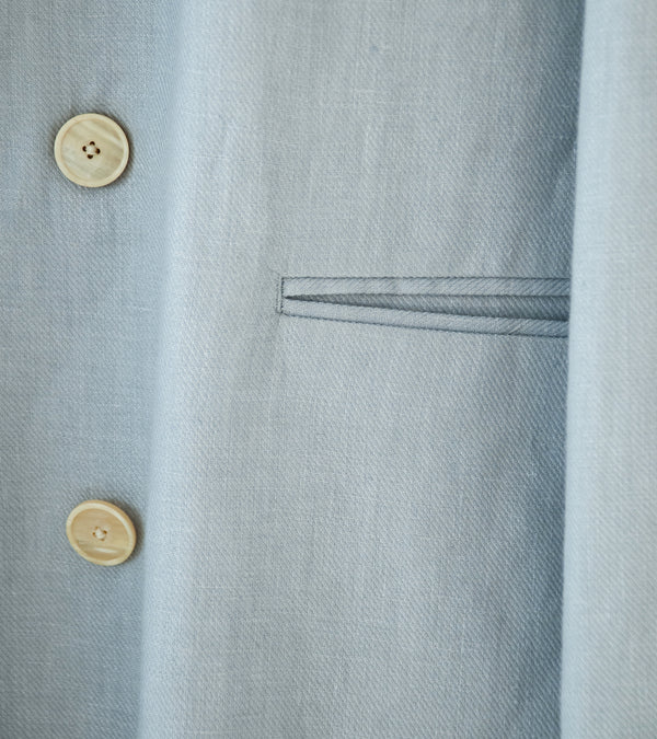 Seya 'Tailored W Jacket' (Water Tailor Linen Twill)