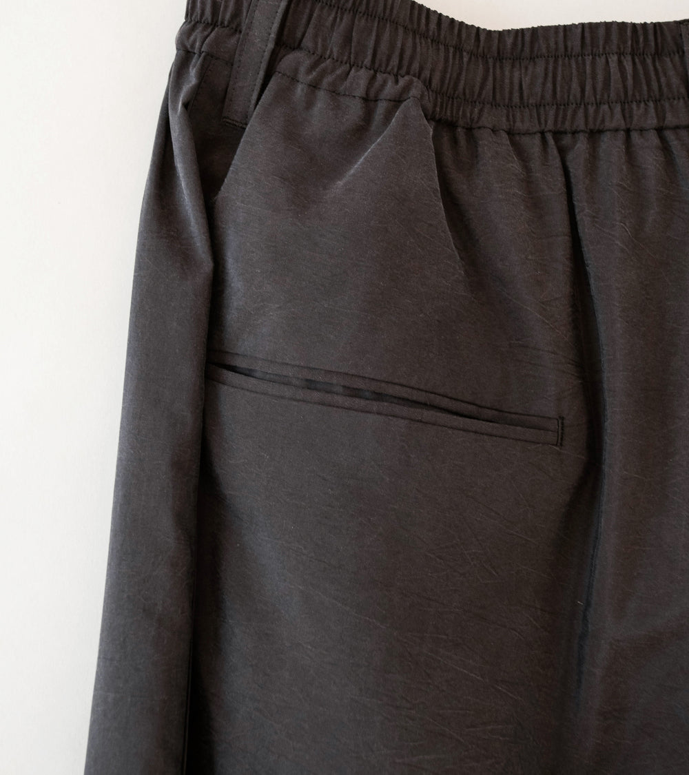 Stein 'Silk Nylon Track Trousers' (Charcoal Brown)