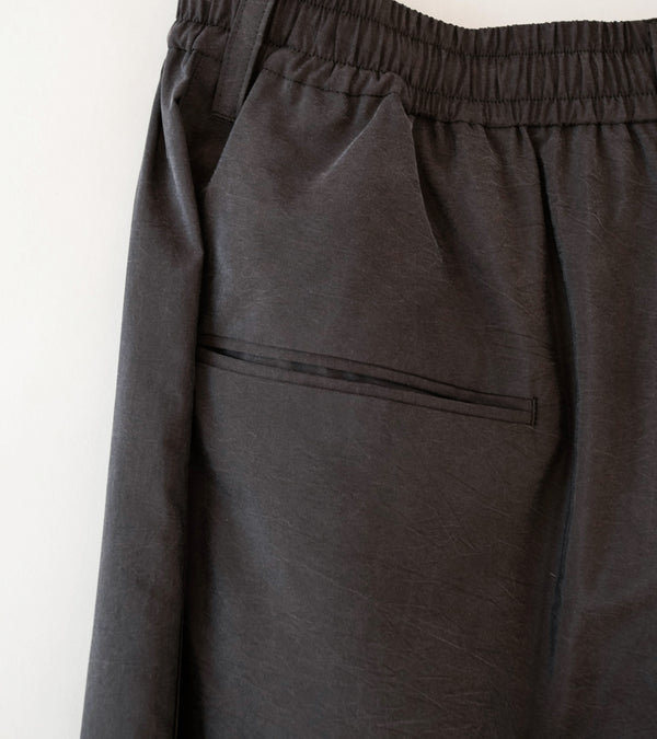 Stein 'Silk Nylon Track Trousers' (Charcoal Brown)