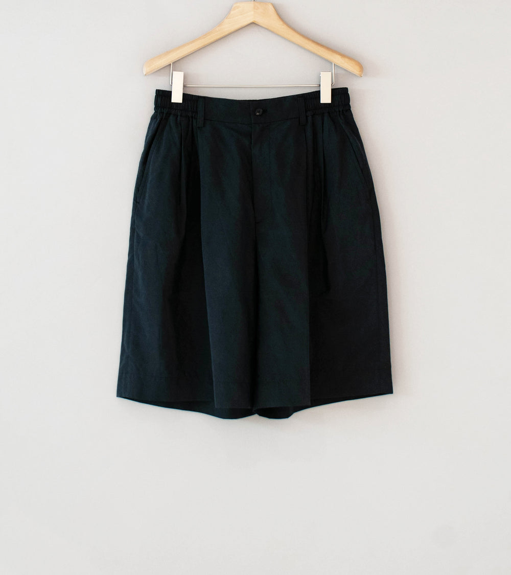 Stein 'Silk Nylon Easy Short Trousers' (Black)
