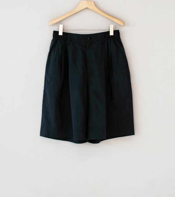 Stein 'Silk Nylon Easy Short Trousers' (Black)
