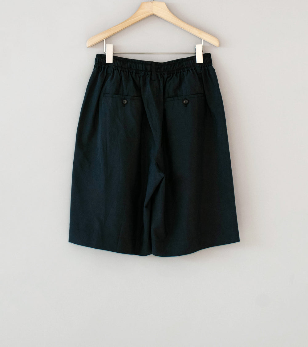 Stein 'Silk Nylon Easy Short Trousers' (Black)