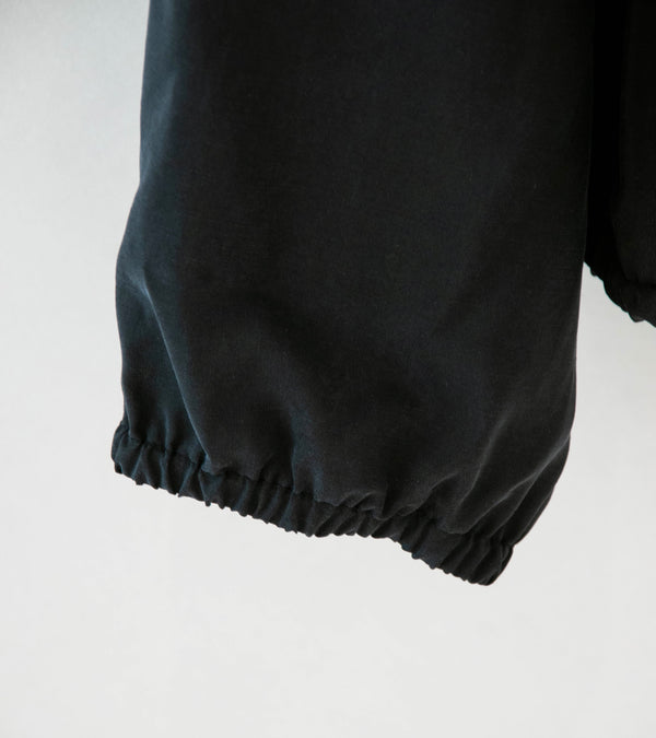 Stein 'Silk Nylon Collared Zip Jacket' (Black)